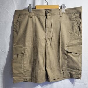 NEW-BC Clothing-Tan Cargo Shorts for Men, Size 40